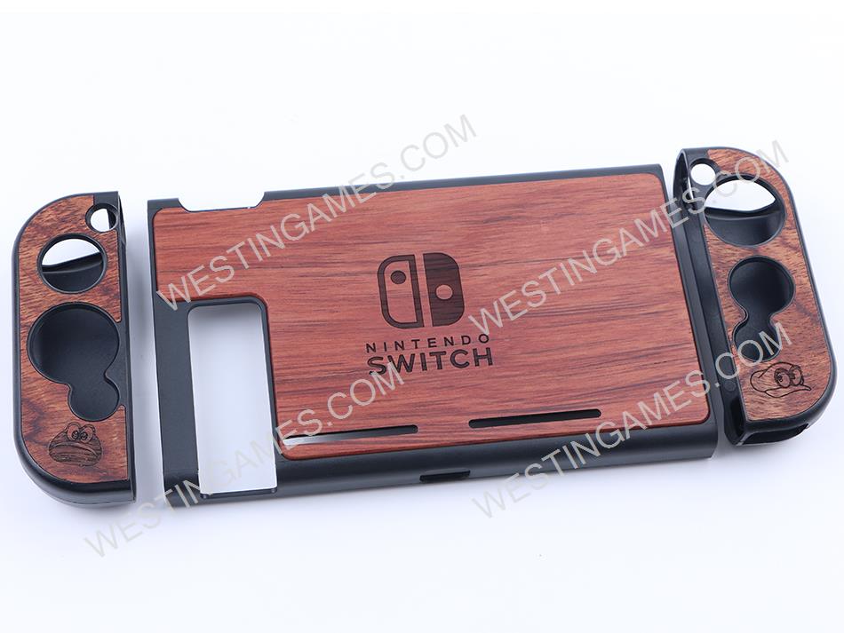 Eviva Real Pear Wood 3in1 Protecting Cover Case for NS Switch - Switch Logo