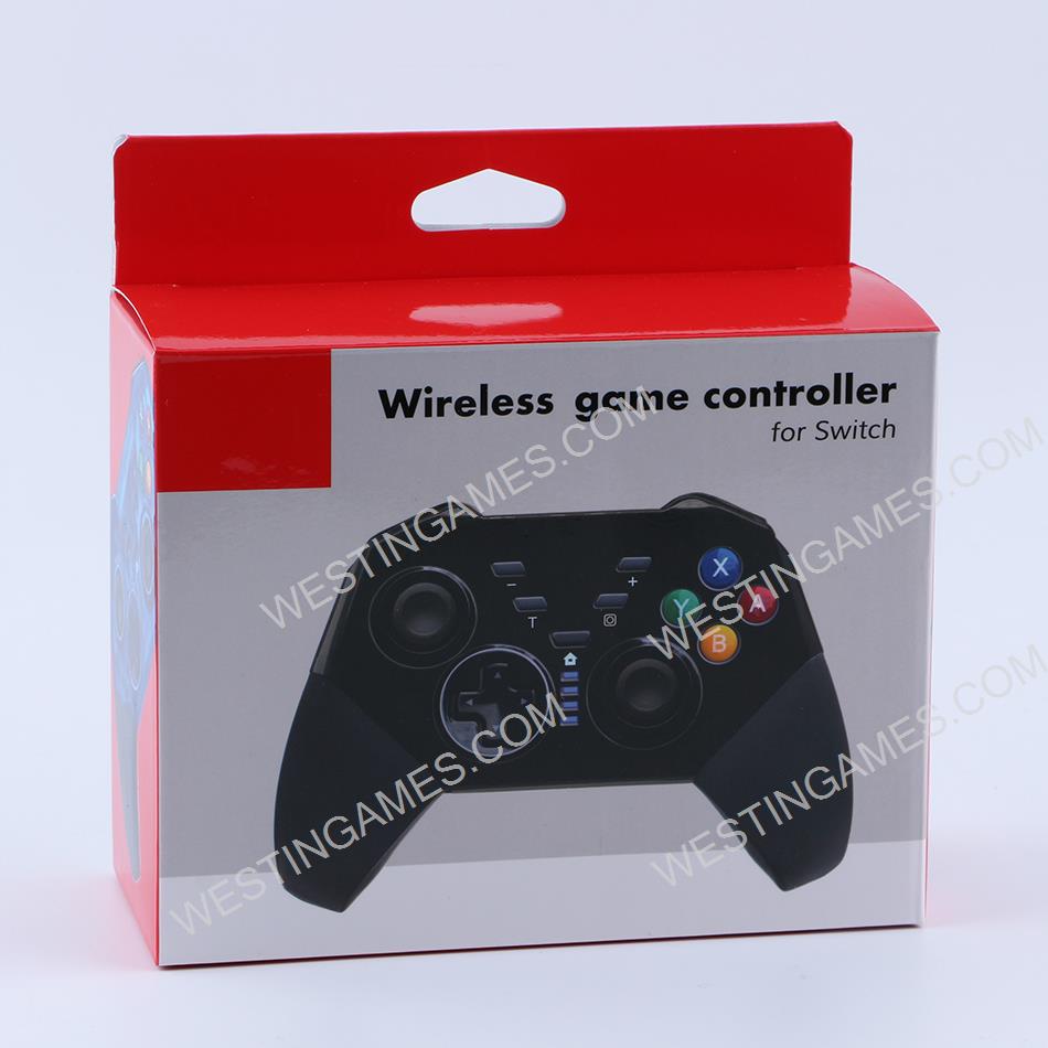 Wireless Bluetooth for Gamepad Controller with Turbo for Switch/PC/Android - Black