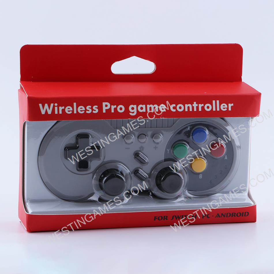 Wireless Bluetooth for Gamepad Controller with Turbo for NS Switch Console - SFC Style