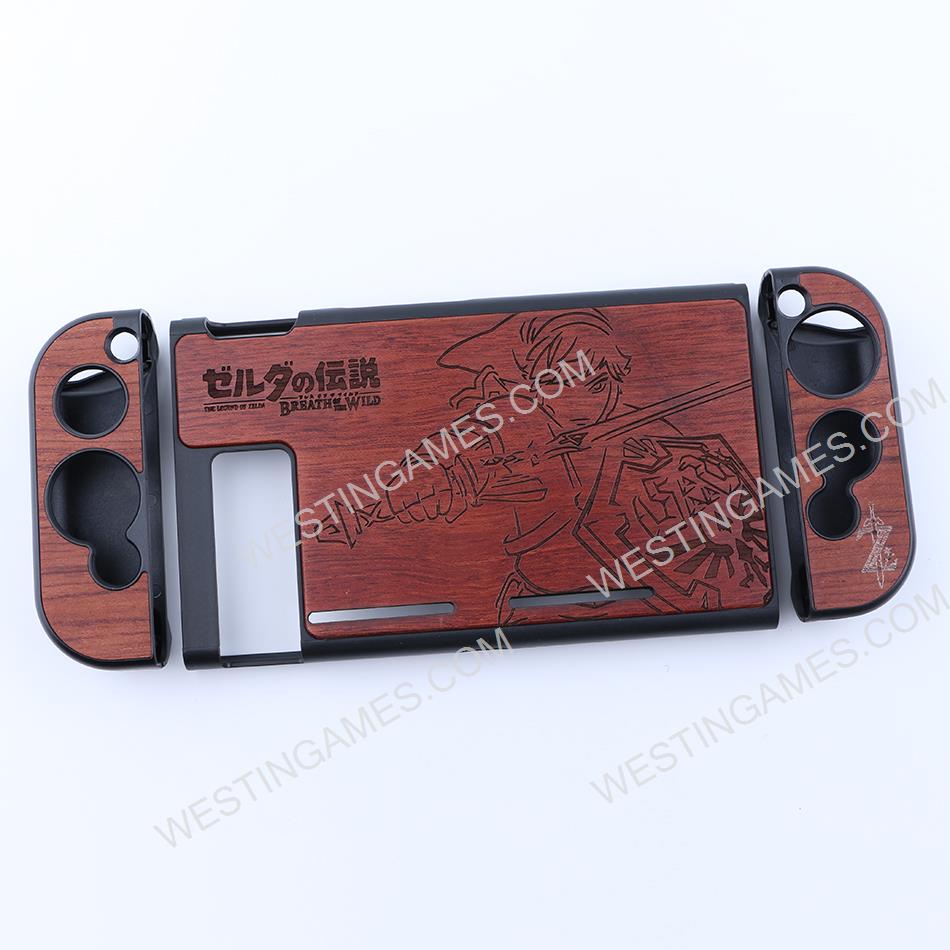 Eviva Real Wood 3in1 Protecting Cover Case for NS Switch - Zelda 2.0