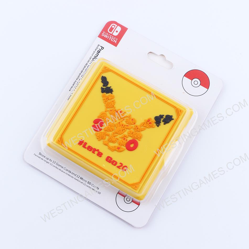 12 Slots Game Card Cartridge Storage Case Box for NS Switch - Pokemon Let go 20