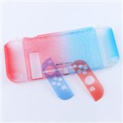 Minithink Upgrade 3in1 Complete Protective Cover Case Gradient Droplets for NS switch - Blue/Red