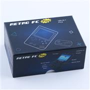 Retro FC 8Bit handheld Video Game 3inch Screen 168 Games Support TV AV Out - Transparent Black 02
