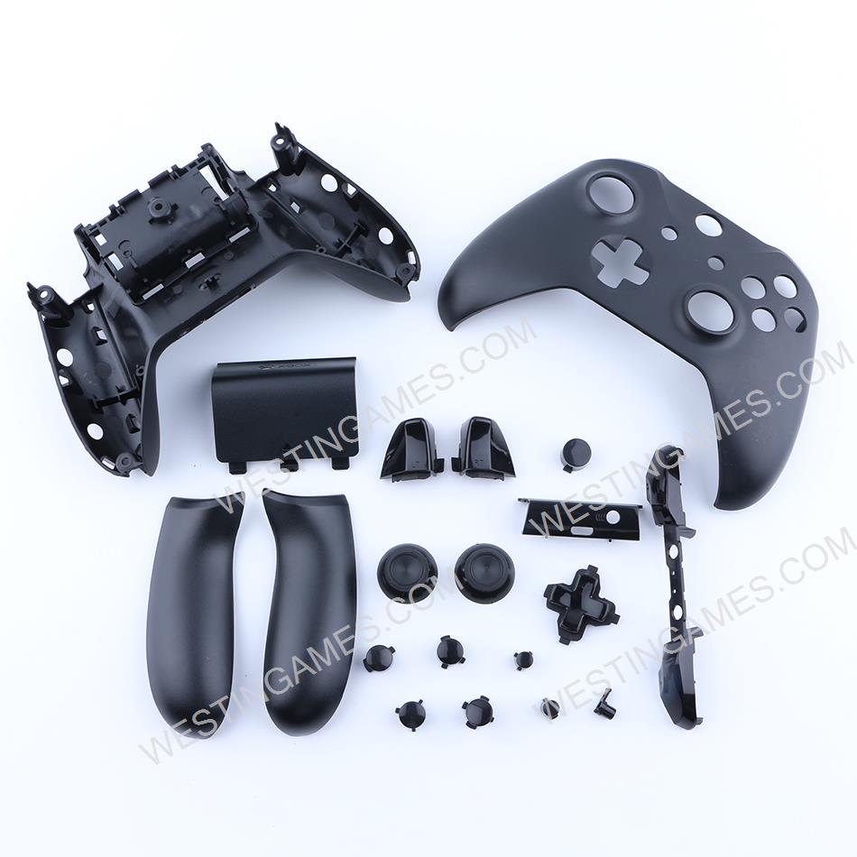 Full Housing Shell Case Replacement for XBOX ONE Slim Wireless Controller - Black