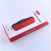 Red and White EVA Hard Carrying Case Travel Pouch for Switch and Pokemon Plus