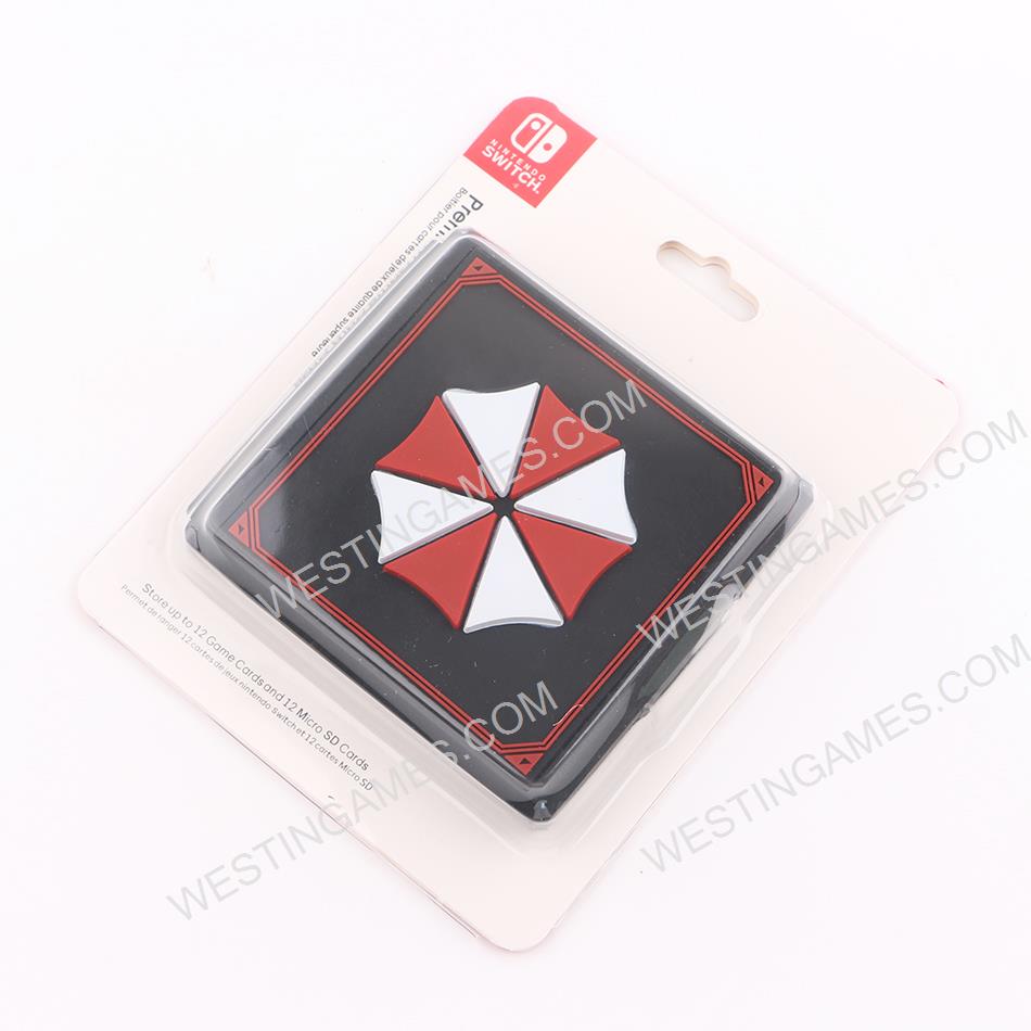 12 Slots Game Card Cartridge Storage Case Box for NS Switch - Resident Evil