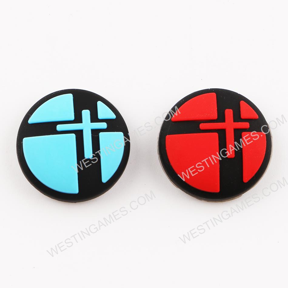 Super Smash Bros Thumb Grips Analog Caps Silicone Rubber For Switch joycon