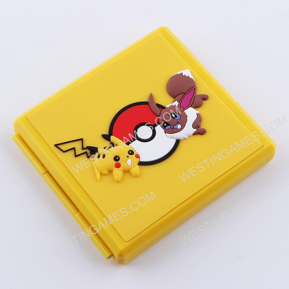 12 Slots Game Card Cartridge Storage Case Box for NS Switch - Picachu and Eevee