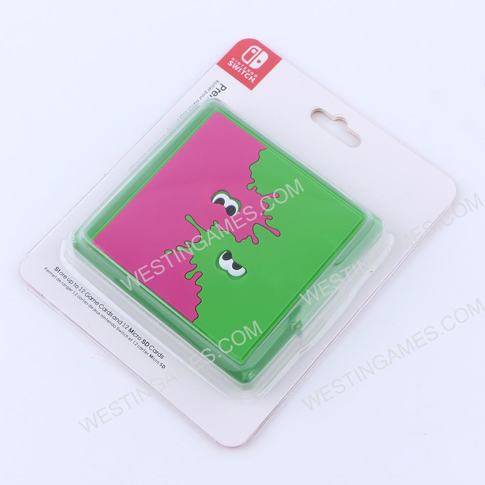 12 Slots Game Card Cartridge Storage Case Box for NS Switch - Splatoon