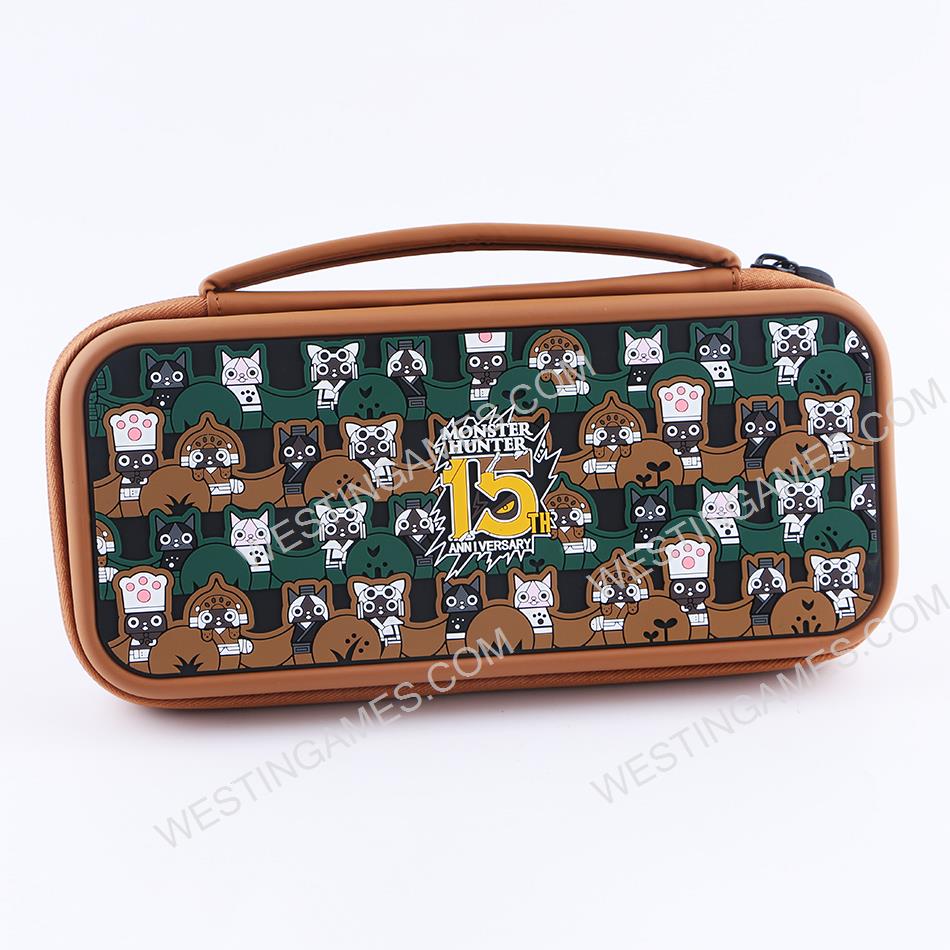 Deluxe Travel Carrying Case with Folding Stand for Nintendo Switch - Monster Hunter