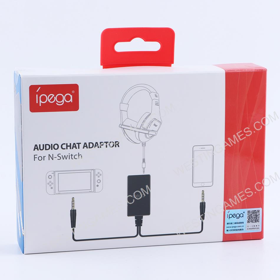 2in1 3.5mm Audio Chat Converter Adapter for Nintendo Switch