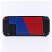 Minithink PU Leather Protecting Waterproof Cover Shockproof Case Contrast Cofor for Switch - Mario 02