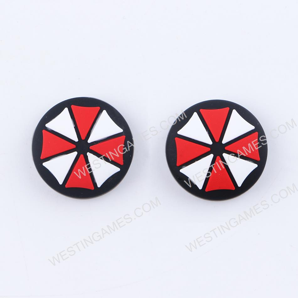 New Thumb Grips Analog Caps Silicone Rubber For NS Switch Joy-con - Resident Evil
