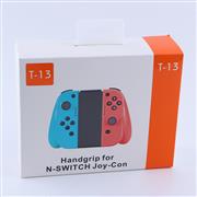 Left and Right Wireless Joycon Controller with Handle Grip for NS switch Console - Red and Blue