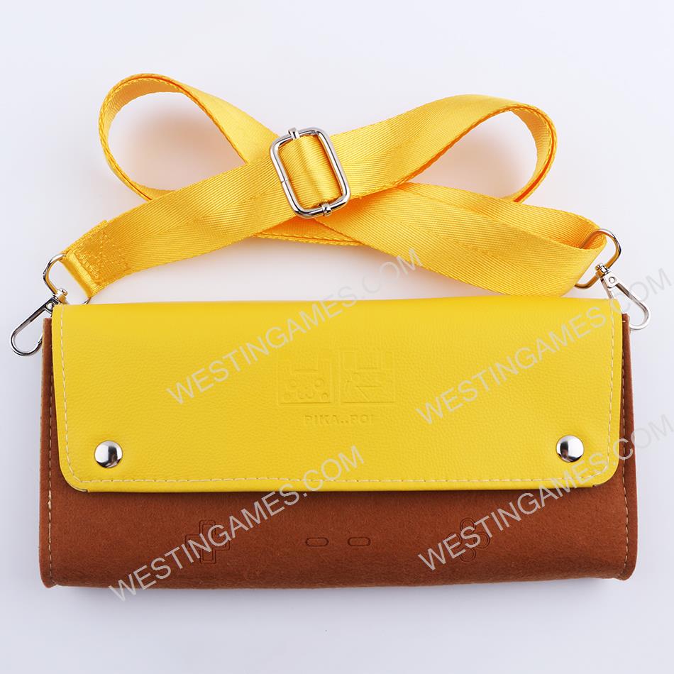 2in1 Deluxe Upgrade Travel Carrying Pouch Case with clip-on strap for Nintendo Switch - Pokemon