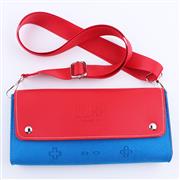 2in1 Deluxe Upgrade Travel Carrying Pouch Case with clip-on strap for Nintendo Switch - Super Mario