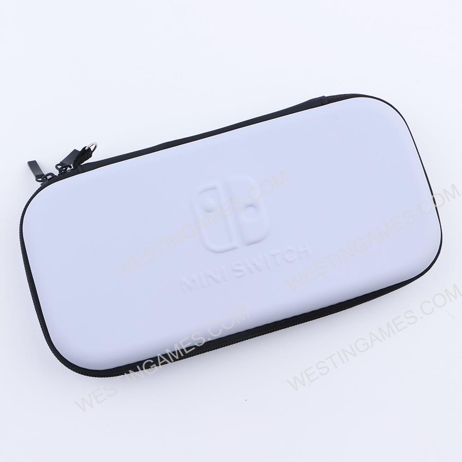 EVA Hard Carrying Case Travel Pouch for Nintendo Switch Lite Mini - White