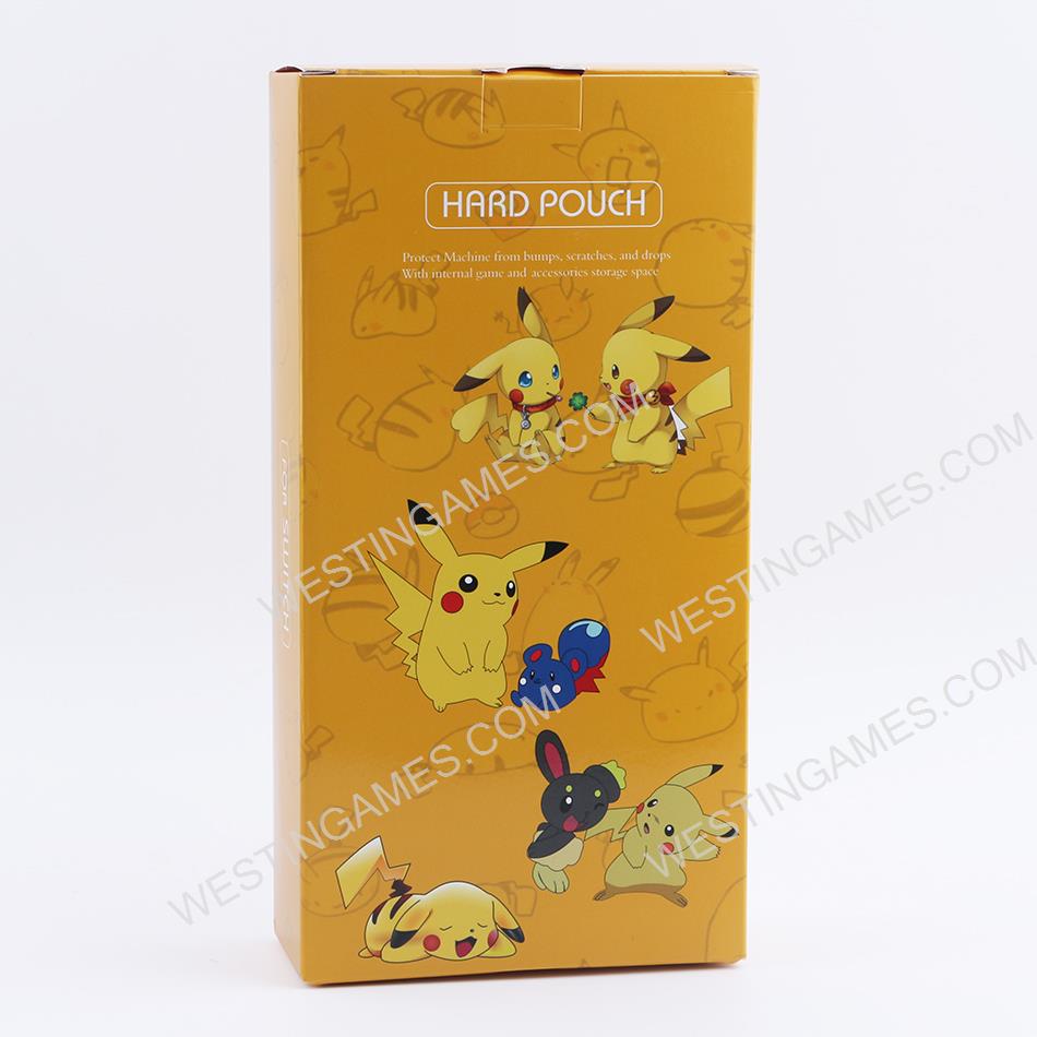 New Deluxe Yellow Travel Carrying Pouch Case for Nintendo Switch - Pokemon