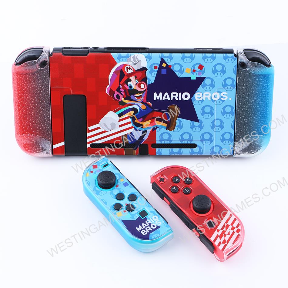 Upgrade New Complete Fashion Protective Cover Case Water-Drop for NS switch Mario B