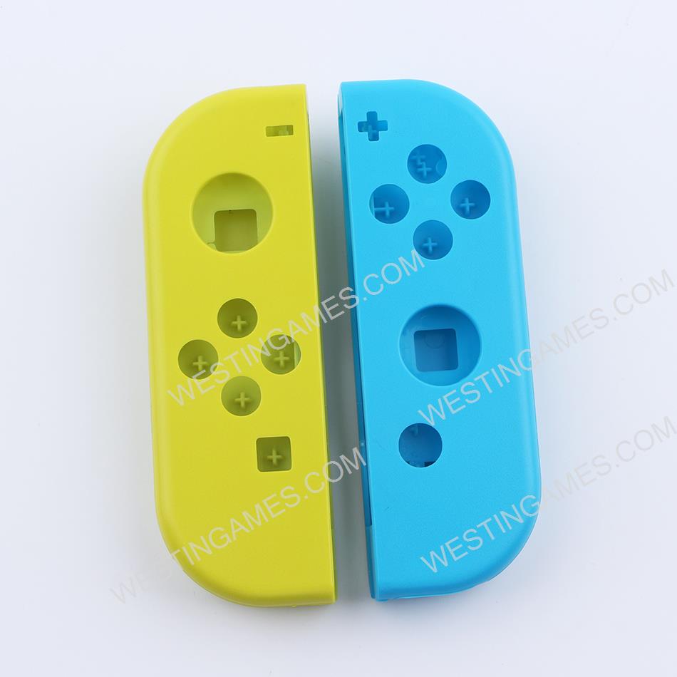 Left and Right Housing Cover Case Set replacement for Switch Joy-con yellow and blue