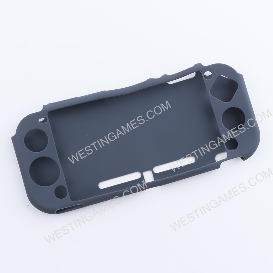 Protective Anti-Slip Soft Silicone Skin Case for Switch lite Console - Grey