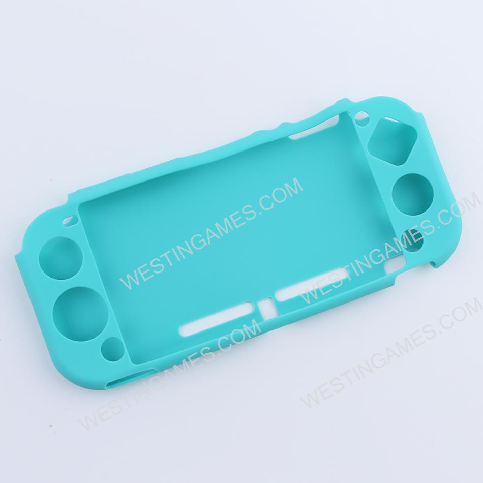 Protective Anti-Slip Soft Silicone Skin Case for Switch Lite Console - Turquoise