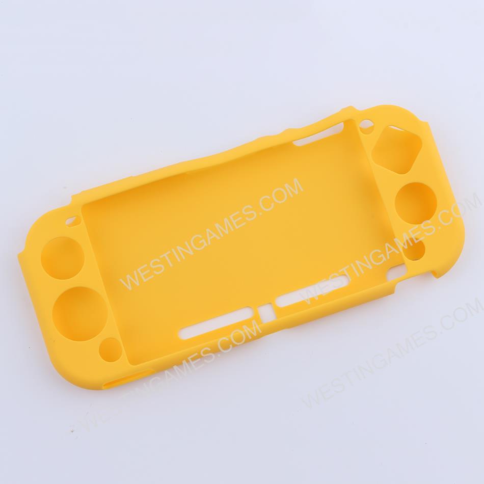 Protective Anti-Slip Soft Silicone Skin Case for Switch Lite Console - Yellow