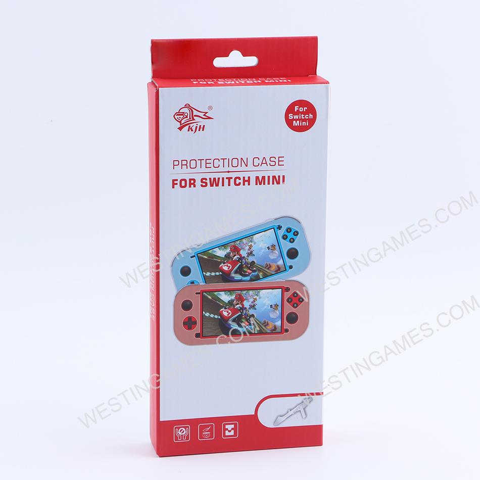 Complete Crystal Protective Cover Case with Stand for switch Lite - Transparet Clear