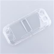 Complete Crystal Protective Cover Case with Stand for switch Lite - Transparet Clear 02
