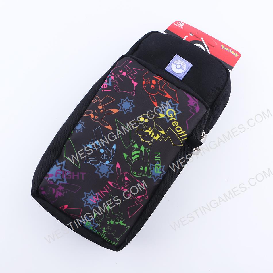 Fashion Backpack Travel Bag Holds for NS Switch and Switch Lite - Pikachu