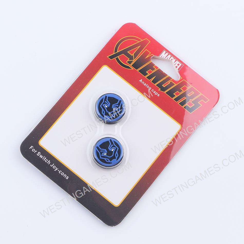 Marvel Avengers Thumb Grips Analog Caps Silicone Rubber For NS Switch Joy-con -avengers
