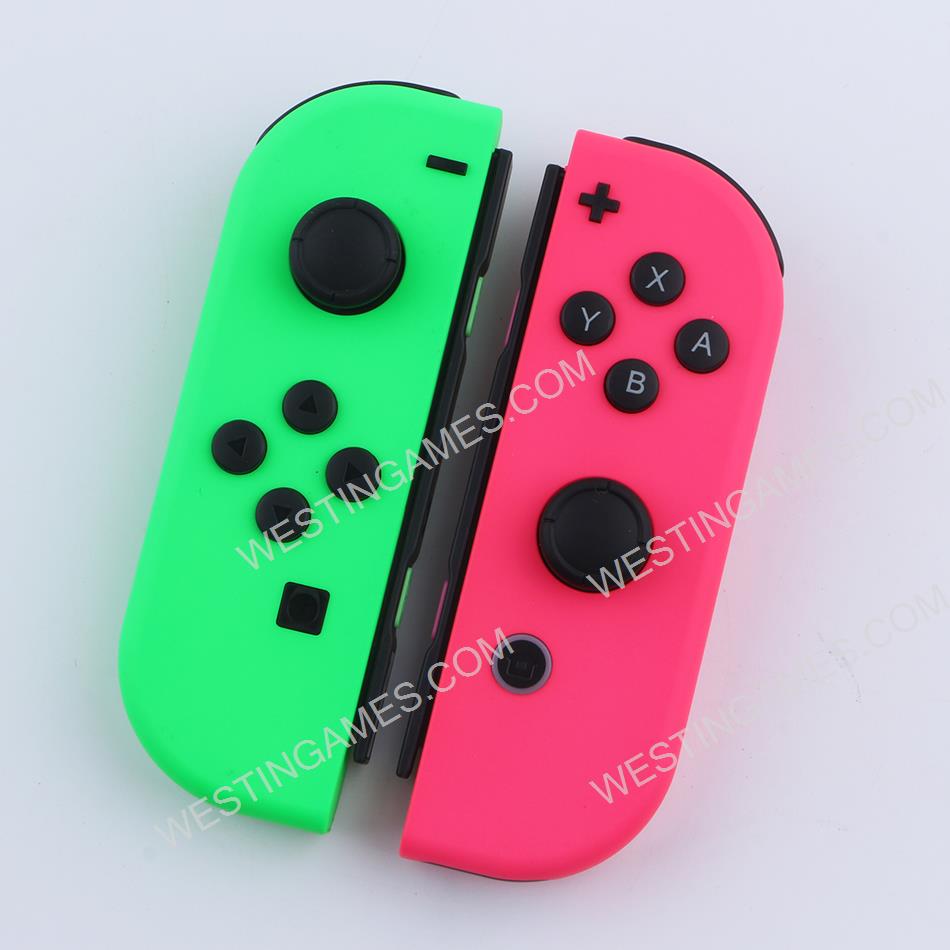 OEM A+ Left Right joy-con Gamepad Controller for Switch - Green and Pink