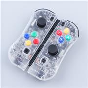 New Design Left and Right Wireless Joycon Controller for Switch Console - Transparent Clear 03