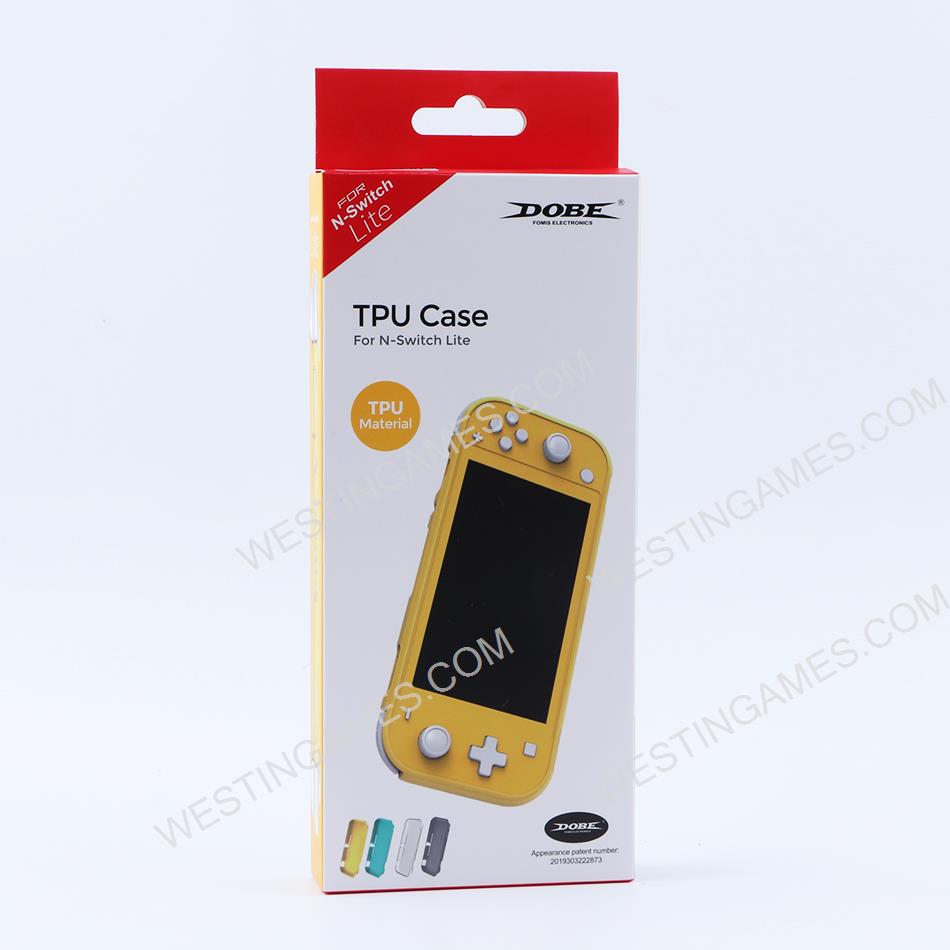 Comfortable Soft tpu Grip Case and Ergonomic Shock-Absorption Cover for Switch Lite - HD Clear