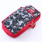 Fashion Backpack Travel Bag Holds PG-9183 for Switch Lite - Camouflage Red 02