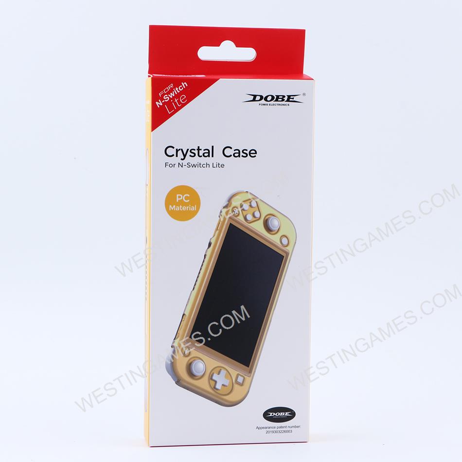 Dobe Complete Crystal Protective Cover Case for switch Lite Transparet Clear