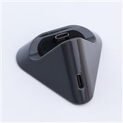 Mini USB Type-C Charging Dock Stand for Switch Lite Console - Grey 02