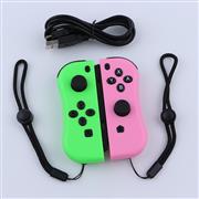 New Design Left and Right Wireless Joycon Controller for Switch Console Green and Pink 02