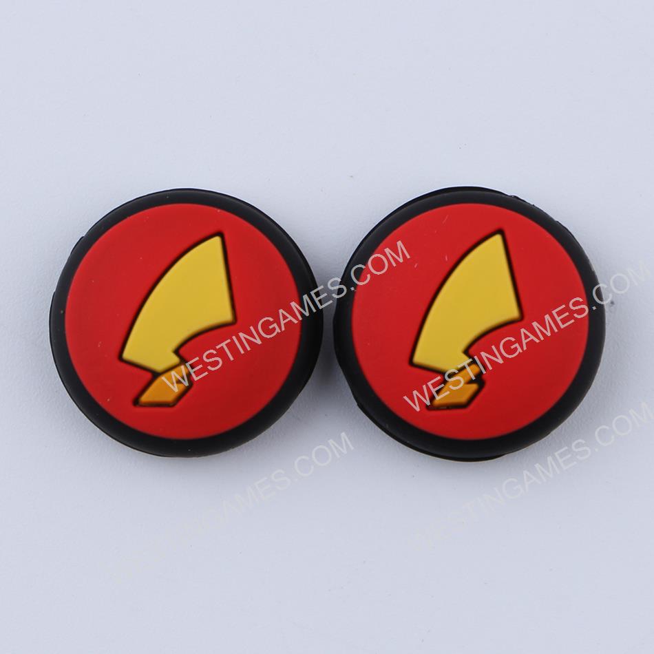 New Pokemon Thumb Grips Analog Caps Silicone Rubber For NS switch Joy-con - Picachu Tail Red
