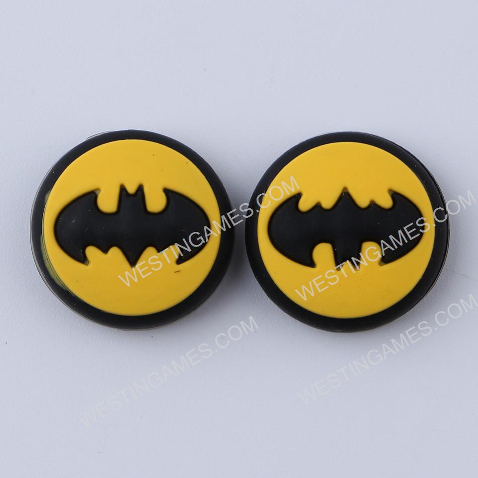 New Pokemon Thumb Grips Analog Caps Silicone Rubber For NS switch Joy-con - Batman