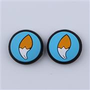 New Pokemon Thumb Grips Analog Caps Silicone Rubber For NS switch Joy-con - Eevee Tail Blue