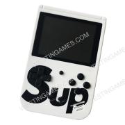 SUP FC-2.6 Inch screen Built-in 400 Games Retro TV Handheld Game Box Console - White 02
