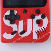SUP FC-2.6 Inch screen Built-in 400 Games Retro TV Handheld Game Box Console - Red 04