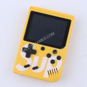 SUP FC-2.6 Inch screen Built-in 400 Games Retro TV Handheld Game Box Console - Yellow 02