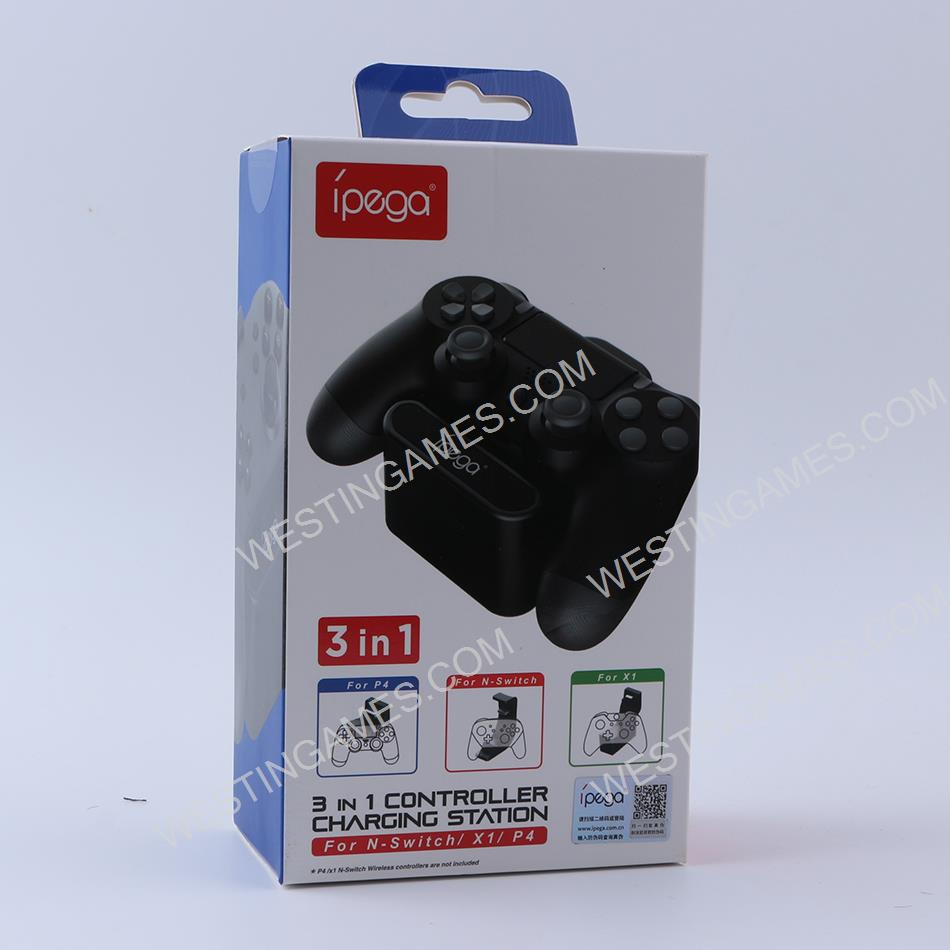 iPega PG-9181 3 in 1 Fixed Charger Game Handle Base for PS4 XBOX ONE and Switch pro