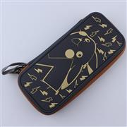 Deluxe Travel Carrying Case with Folding Stand for Nintendo Switch - Pokemon black