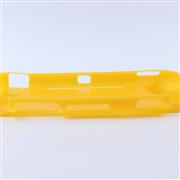 Soft tpu Handle Grip Cover Case with 6 Aanalog Grips for Switch lite - Yellow 05