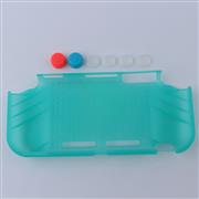 Soft tpu Handle Grip Cover Case with 6 Aanalog Grips for Switch lite - Blue 02