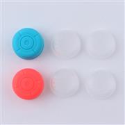 Soft tpu Handle Grip Cover Case with 6 Aanalog Grips for Switch lite - Blue 06