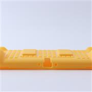 Comfortable Soft tpu Handle Grip Cover Case with 2 Card Storage for Switch lite - Yellow 05